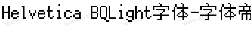Helvetica BQLight字体字体转换